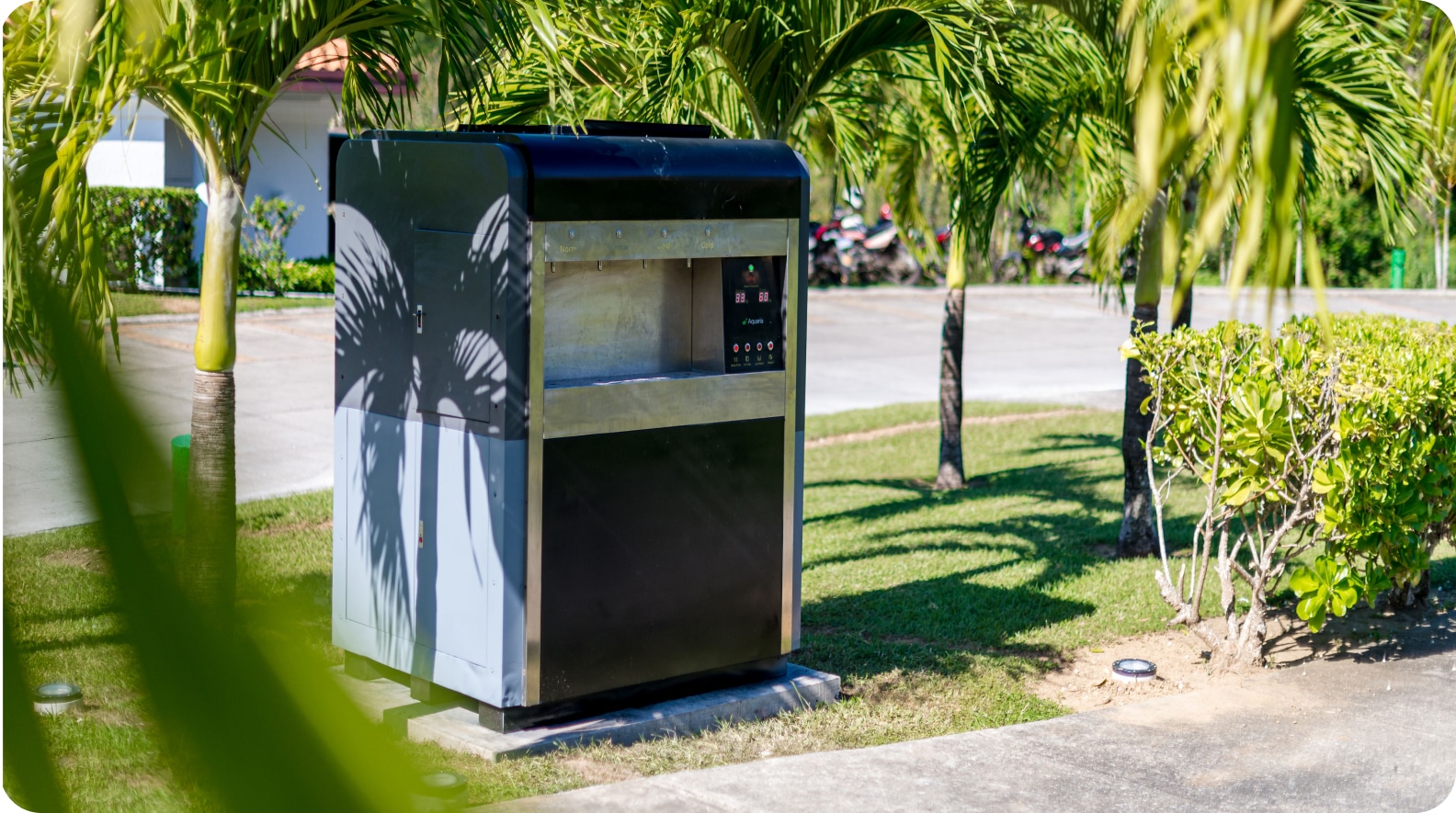 Aquaria Hydrostation installed outdoor